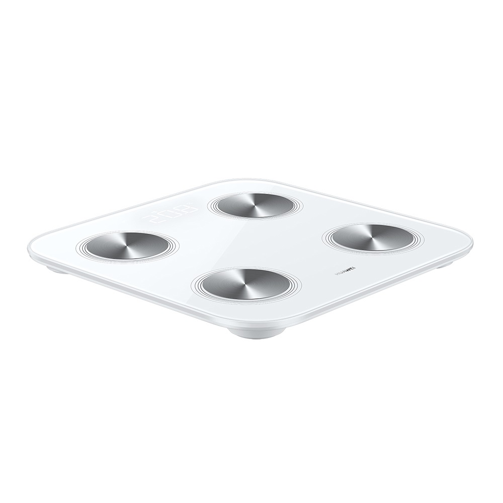 Huawei Scale 3 - Bilancia Pesapersone Bianca con Superficie in Vetro e Design Compatto