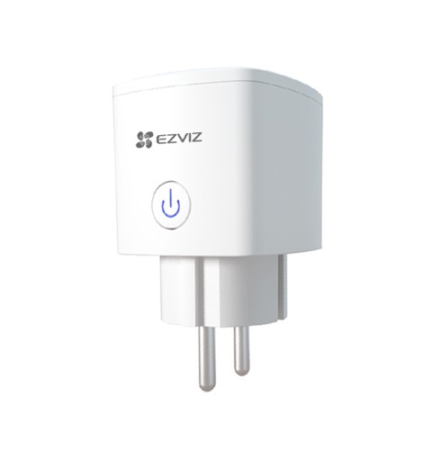 EZVIZ T30-10A-EU Presa Intelligente Wi-Fi 2300W Bianco con Controllo Remoto e Funzione Timer