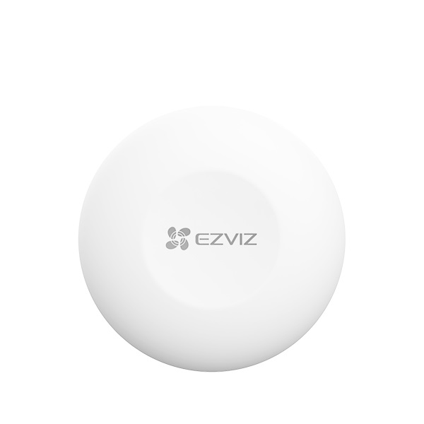 EZVIZ T3C Pulsante Smart Wireless Bianco - Controllo a 2 Vie, Richiede Hub A3, Portata 0-200m, Durata Batteria 2 Anni