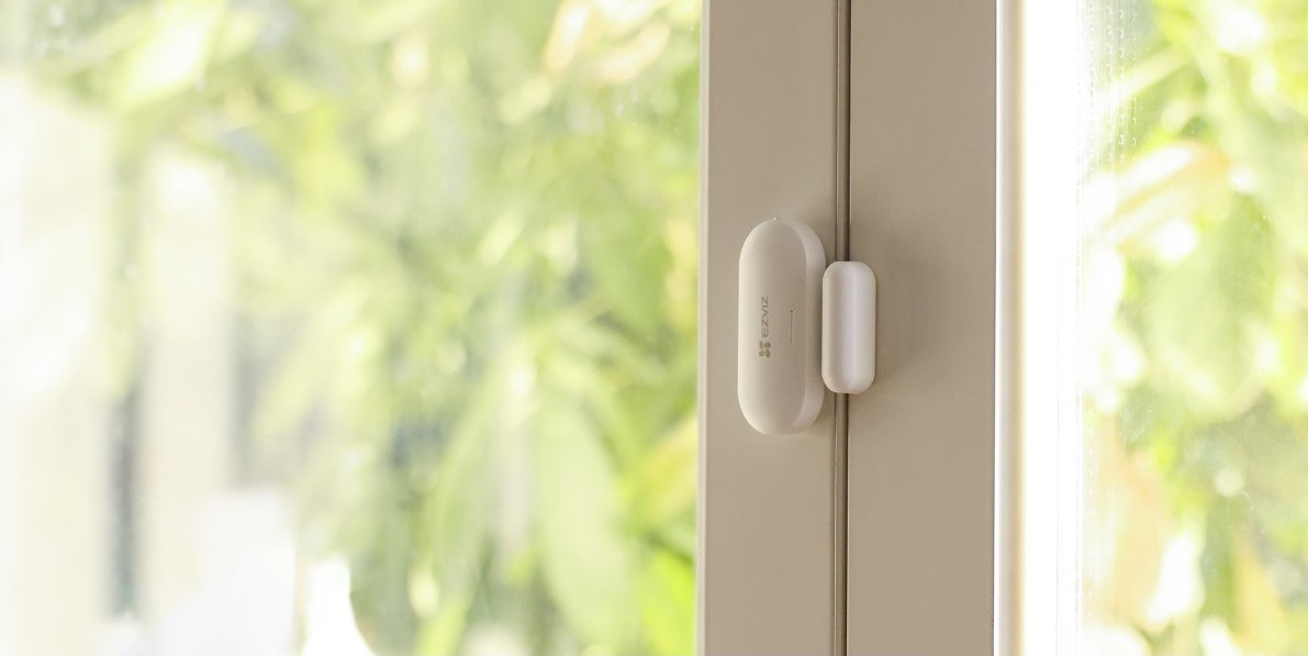 EZVIZ T2C Sensore Wireless per Apertura/Chiusura Porte e Finestre Bianco con Tecnologia ZigBee