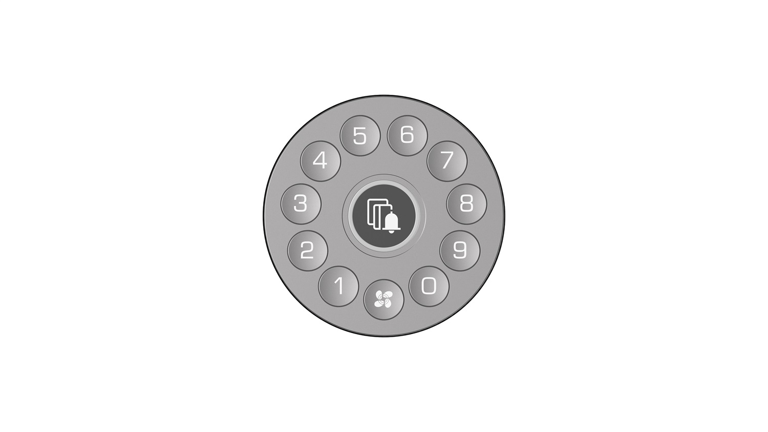 EZVIZ Serratura Intelligente DL01S Tastierino DL01CP - Accesso Senza Chiave, Controllo Smartphone, Chiusura Automatica, Grigio