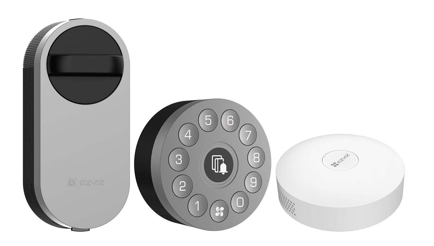 EZVIZ DL01S Kit Serratura Intelligente con Tastierino DL01CP e Centralina A3 - Apertura tramite App e Codice