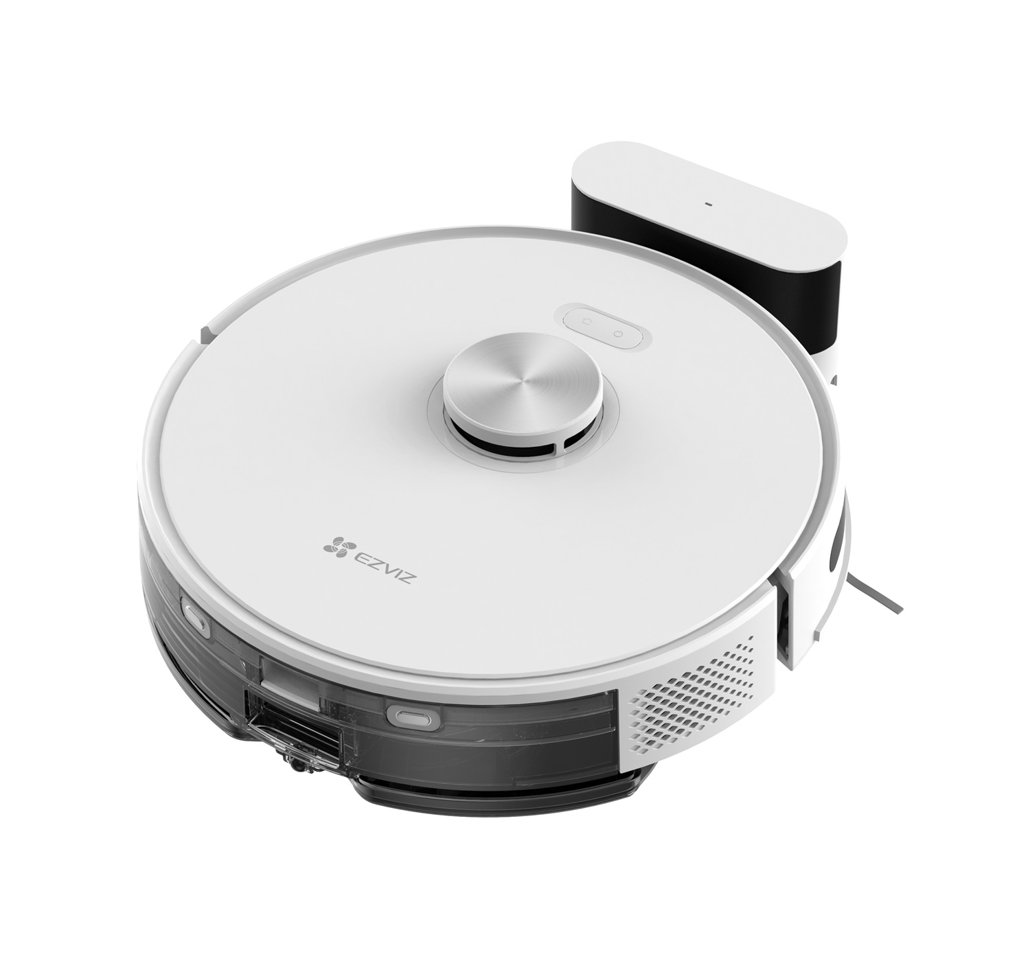 EZVIZ RE5 Robot Aspirapolvere e Lavapavimenti 45 W Bianco - Senza Sacchetto, Capacità 0,35 L, Filtro HEPA, Autonomia 240 Minuti