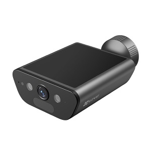 EZVIZ EB5 4K Telecamera di Sicurezza IP Esterno Wireless a Batteria con Pannello Solare Integrato - Color Night Vision, Difesa Attiva, Sensore di Movimento, AI Riconoscimento Figura Umana/Veicoli