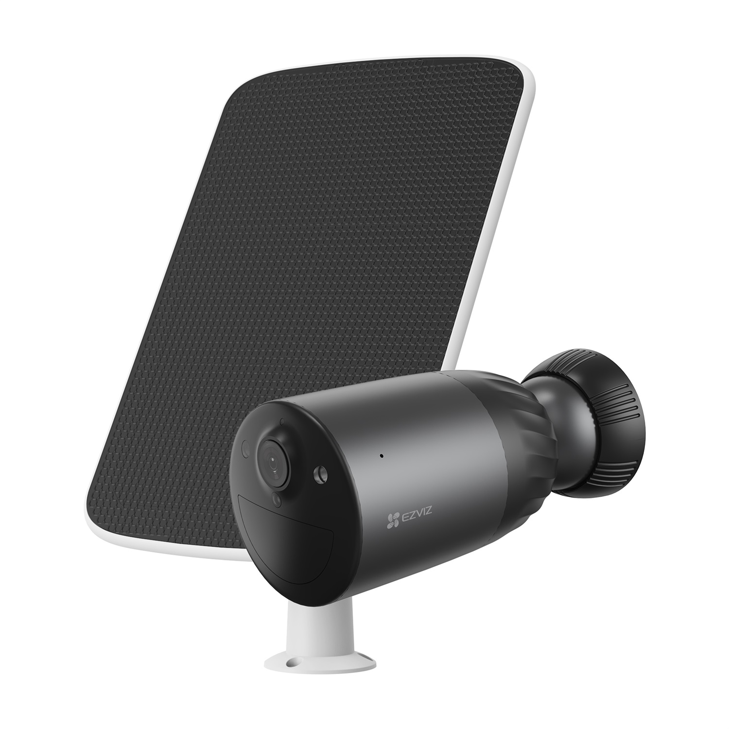EZVIZ BC1c 4K Telecamera di Sicurezza Wi-Fi Esterno Senza Fili con Pannello Solare, Batteria 10400mAh, Rilevamento Umano/Veicoli, Audio Bidirezionale, Visione Notturna a Colori, Modalità Video Sempre Attiva, IP65