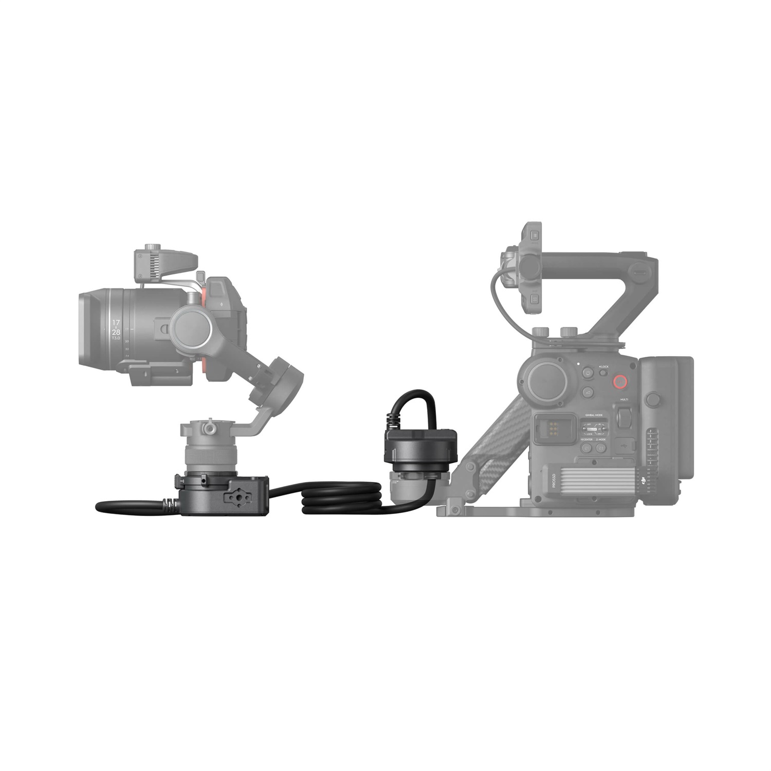 DJI Ronin 4D Flex - Stabilizzatore per fotocamera estensibile con cavo di prolunga da 2 m e supporto per più obiettivi