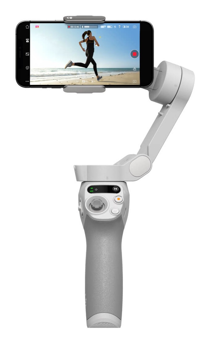 DJI Osmo Mobile SE - Stabilizzatore d'immagine Bianco, Portatile e Pieghevole, Stabilizzatore a 3 Assi per Smartphone