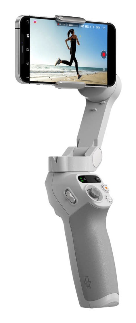 DJI Osmo Mobile SE - Stabilizzatore d'immagine Bianco, Portatile e Pieghevole, Stabilizzatore a 3 Assi per Smartphone