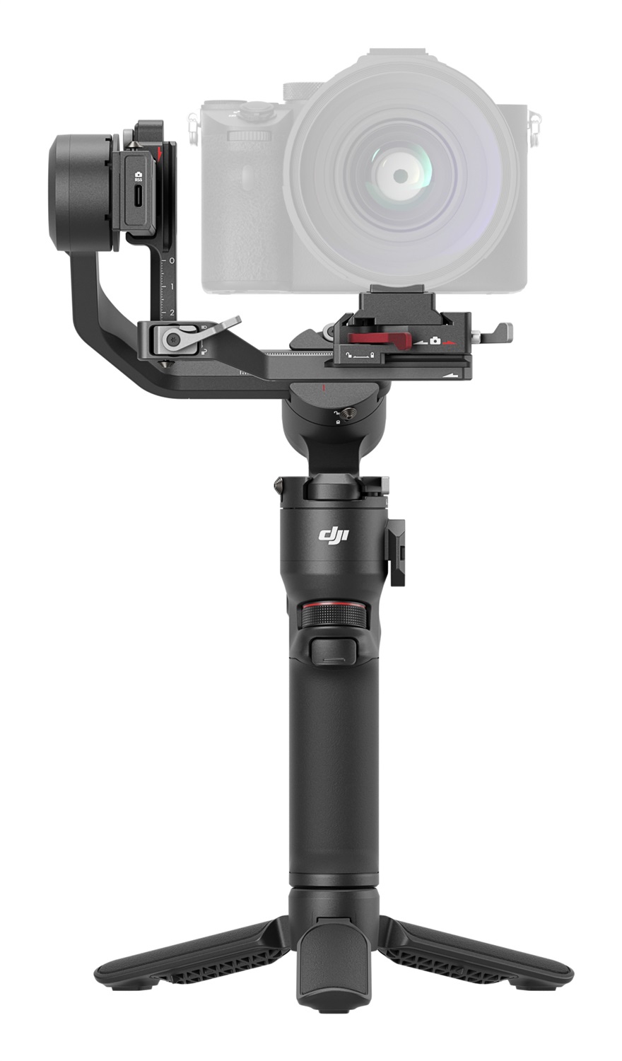DJI RS 3 Mini Stabilizzatore d'immagine Leggero a 3 Assi per Canon/Sony/Panasonic/Nikon/Fujifilm, Carico Utile di 2 kg, Controllo Bluetooth, Riprese Verticali, Peso 795 g