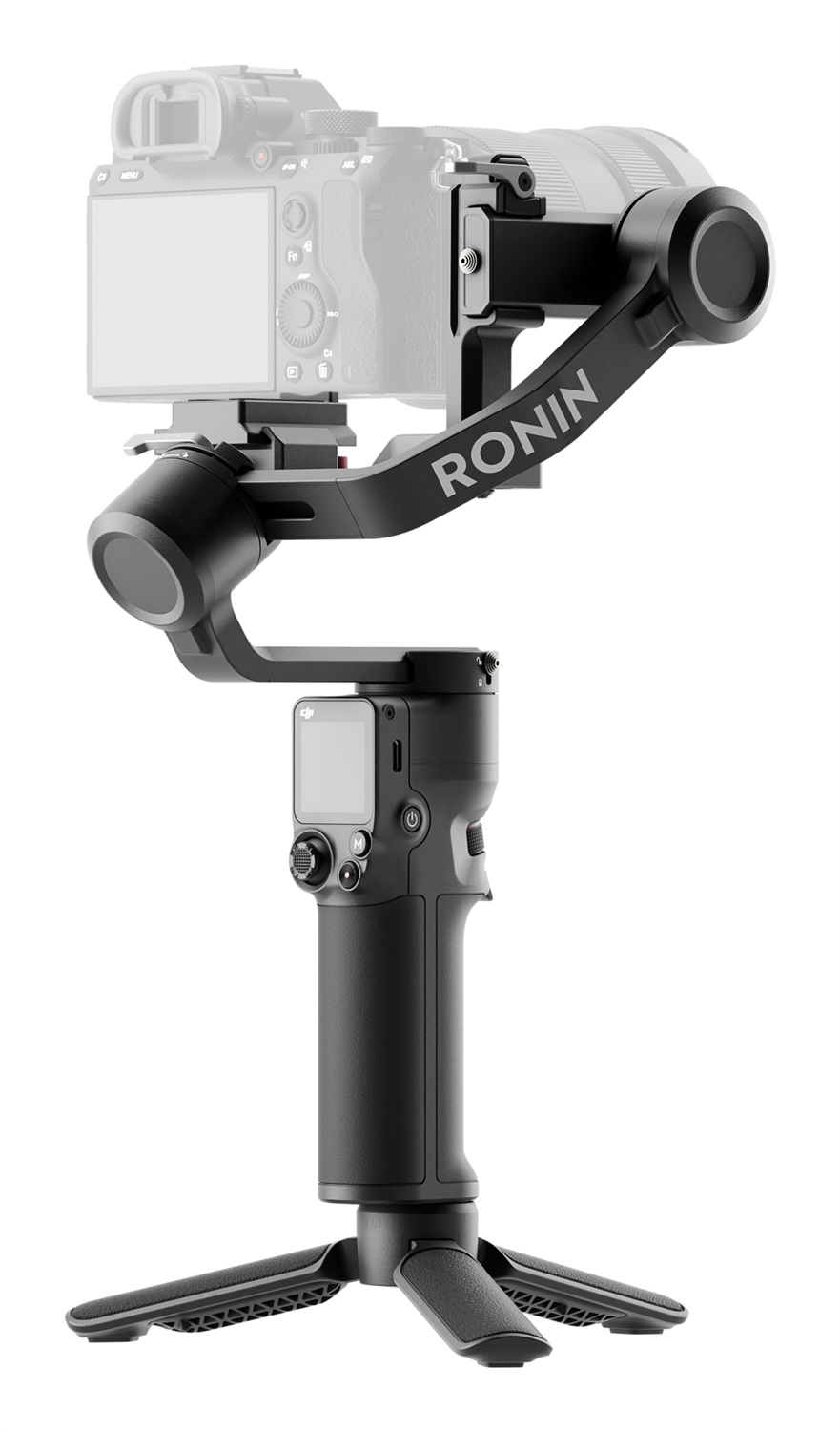 DJI RS 3 Mini Stabilizzatore d'immagine Leggero a 3 Assi per Canon/Sony/Panasonic/Nikon/Fujifilm, Carico Utile di 2 kg, Controllo Bluetooth, Riprese Verticali, Peso 795 g
