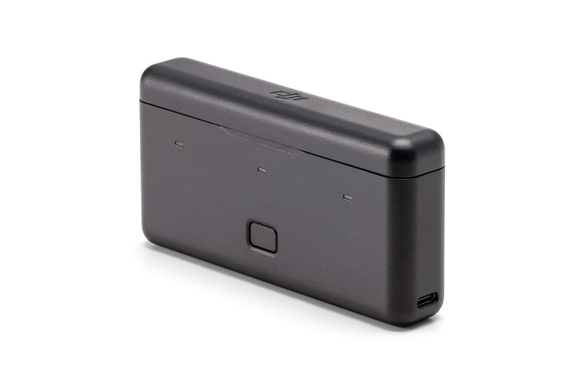 DJI Osmo Action 3 Custodia Multifunzionale per Batteria - Archiviazione per 3 Batterie e 2 Schede microSD, Ricarica Intelligente e Power Bank