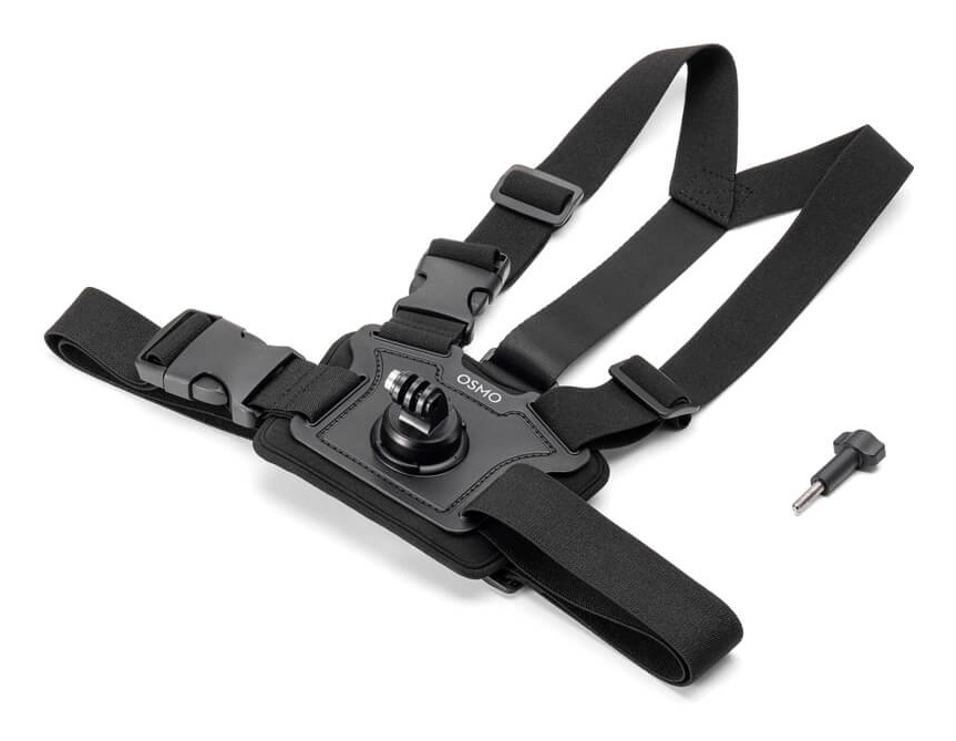 DJI Osmo Action Supporto per Cintura Pettorale - Visuale in Prima Persona, Comodo e Regolabile