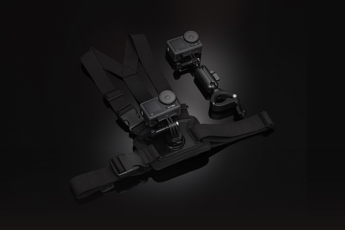 DJI Osmo Action Biking Accessory Kit - Supporto per cintura pettorale e manubrio, Viti di bloccaggio incluse