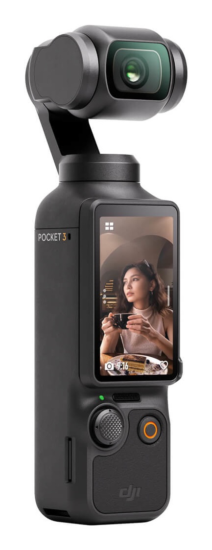 DJI Osmo Pocket 3 - Fotocamera Stabilizzata 4K con Sensore CMOS da 1 Pollice, Touchscreen Ruotabile da 2 Pollici e Stabilizzazione a 3 Assi
