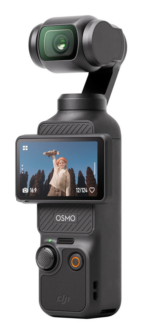 DJI Osmo Pocket 3 - Fotocamera Stabilizzata 4K con Sensore CMOS da 1 Pollice, Touchscreen Ruotabile da 2 Pollici e Stabilizzazione a 3 Assi