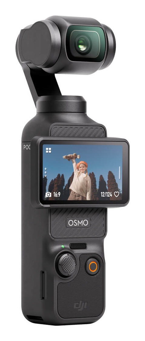 DJI Osmo Pocket 3 - Fotocamera Stabilizzata 4K con Sensore CMOS da 1 Pollice, Touchscreen Ruotabile da 2 Pollici e Stabilizzazione a 3 Assi