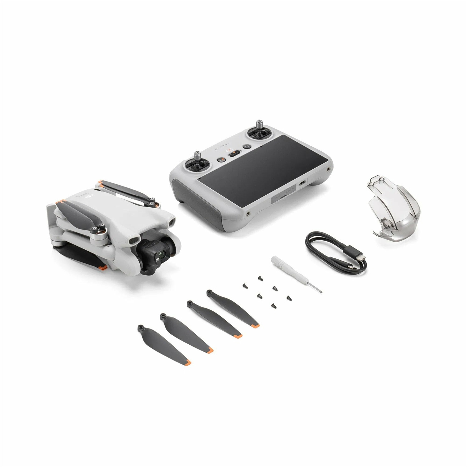 DJI Mini 3 (RC) - Mini-drone ultraleggero 48 MP, video 4K HDR, autonomia fino a 38 min, peso < 249 g, funzioni intelligenti e riprese verticali