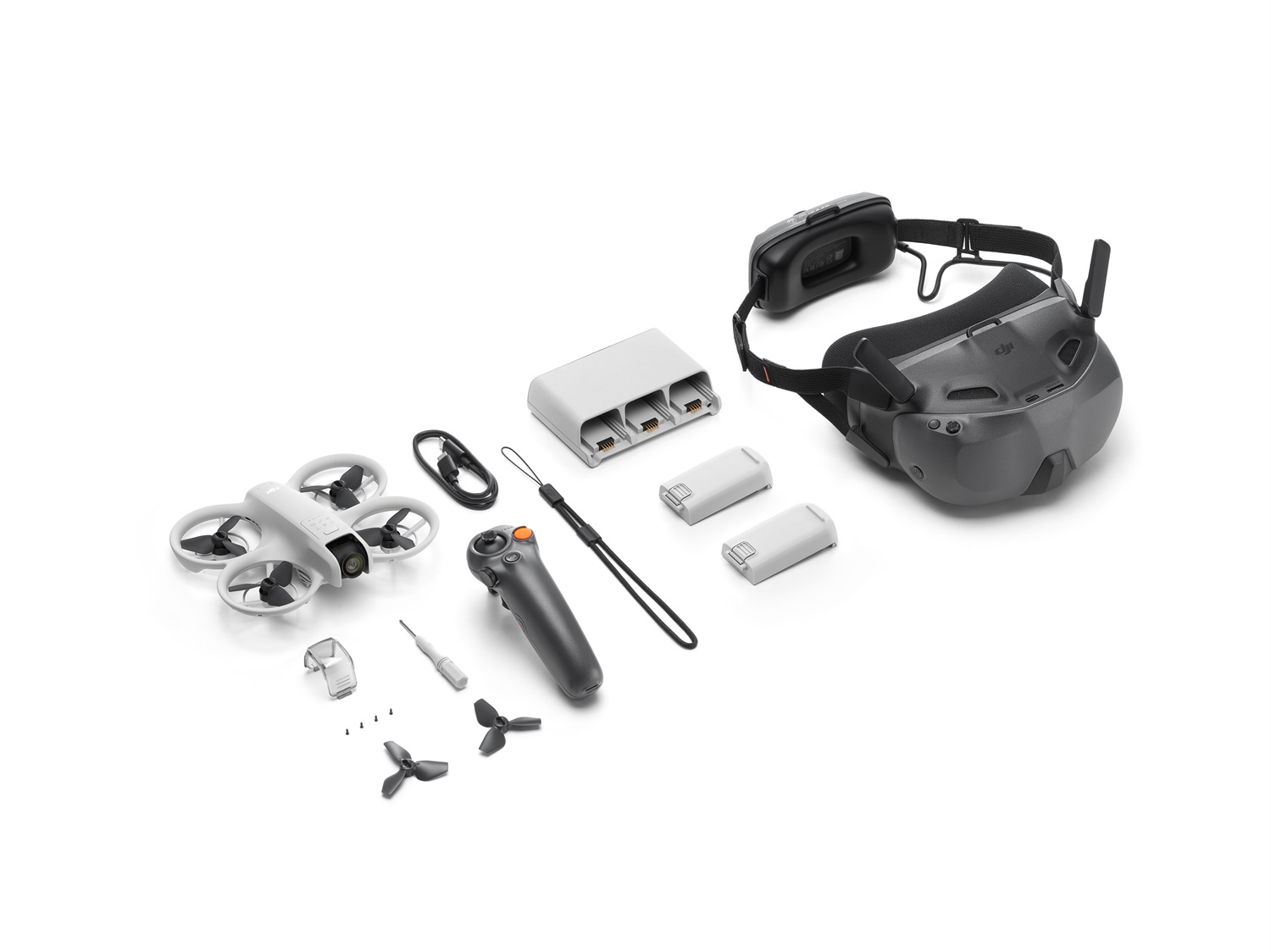 DJI Neo Motion Fly More Combo - Drone Quadrirotore Ultra Leggero 135g con Fotocamera 12 MP e Video Stabilizzati 4K, RC Motion e 3 Batterie