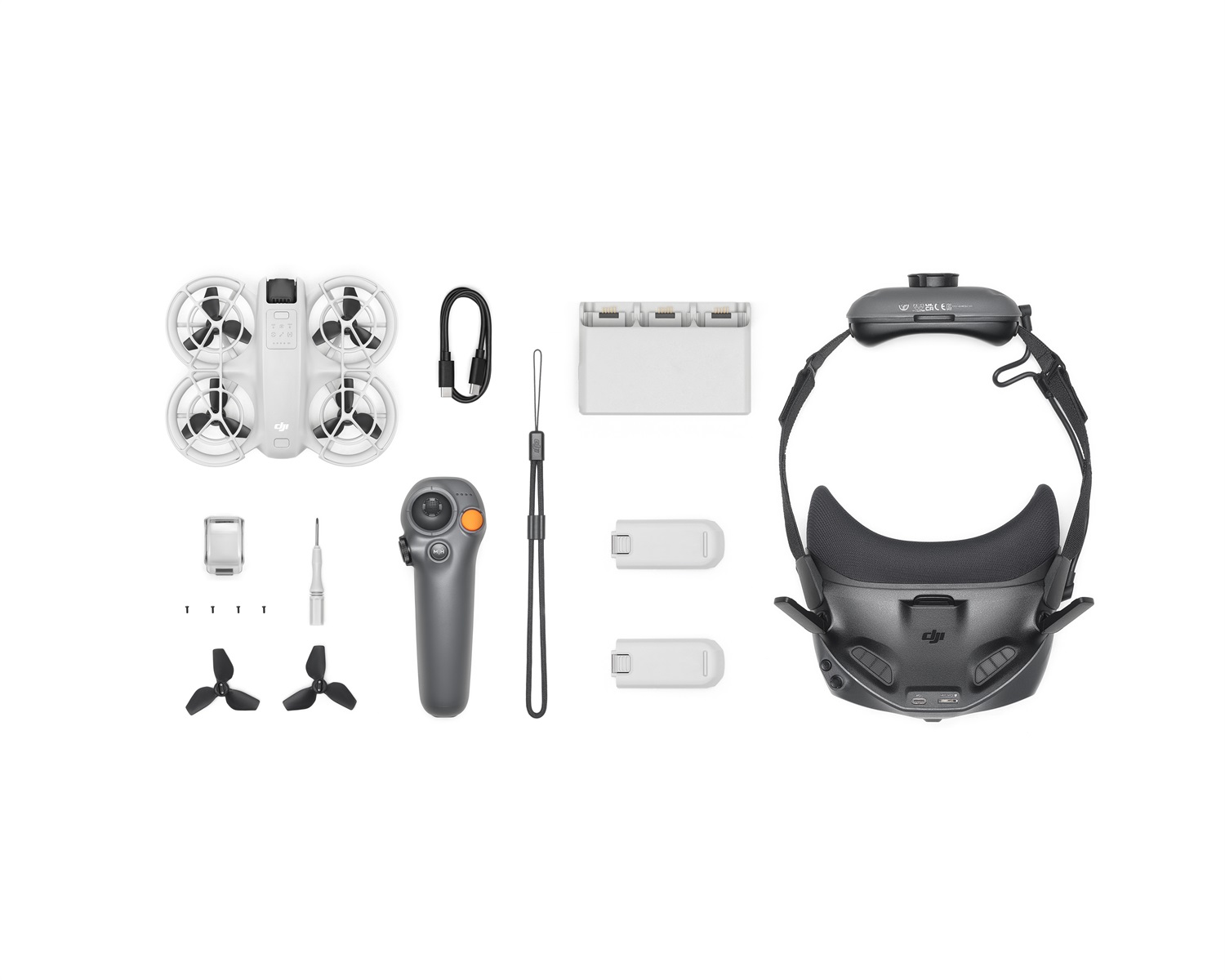 DJI Neo Motion Fly More Combo - Drone Quadrirotore Ultra Leggero 135g con Fotocamera 12 MP e Video Stabilizzati 4K, RC Motion e 3 Batterie