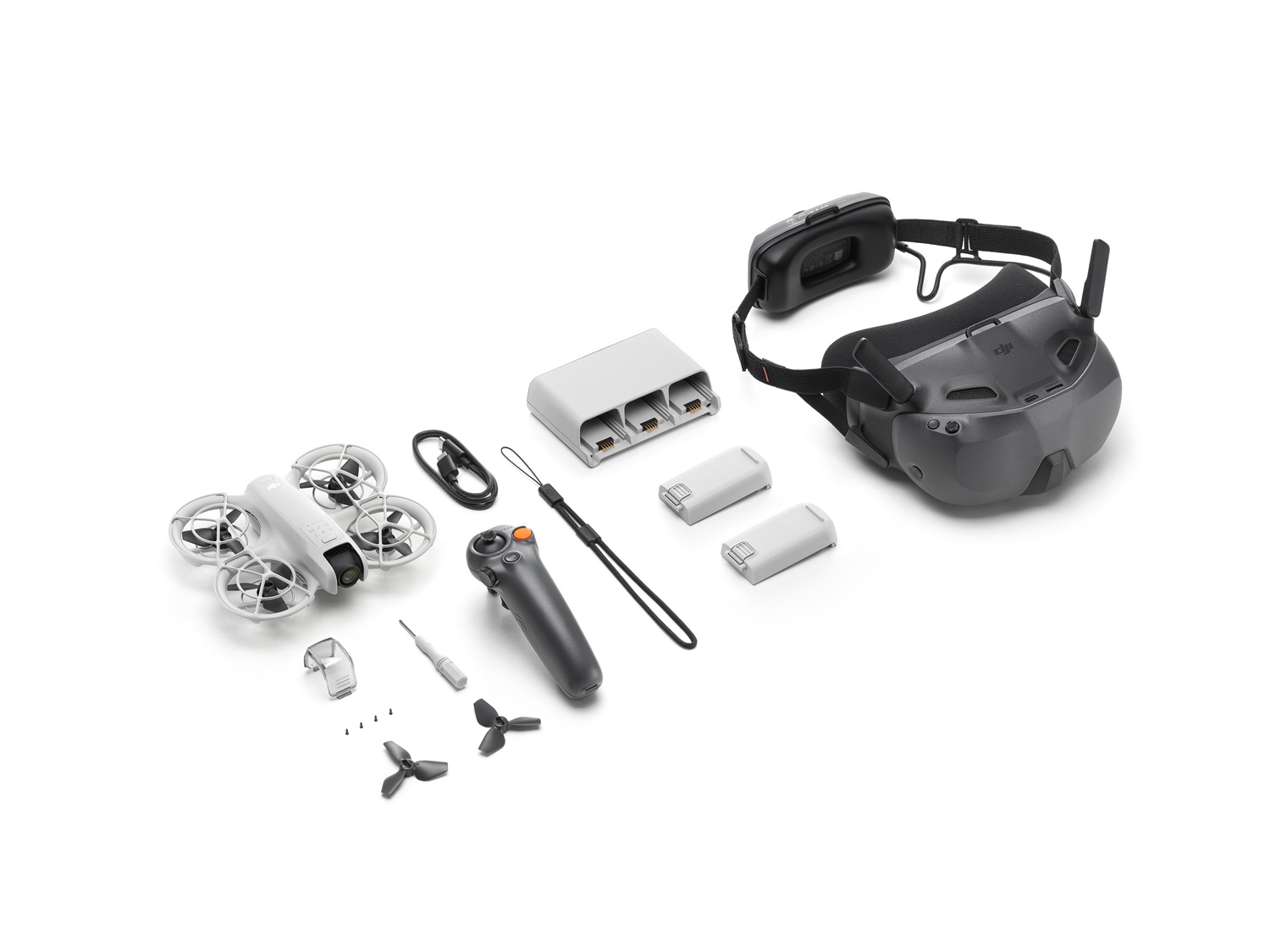 DJI Neo Motion Fly More Combo - Drone Quadrirotore Ultra Leggero 135g con Fotocamera 12 MP e Video Stabilizzati 4K, RC Motion e 3 Batterie
