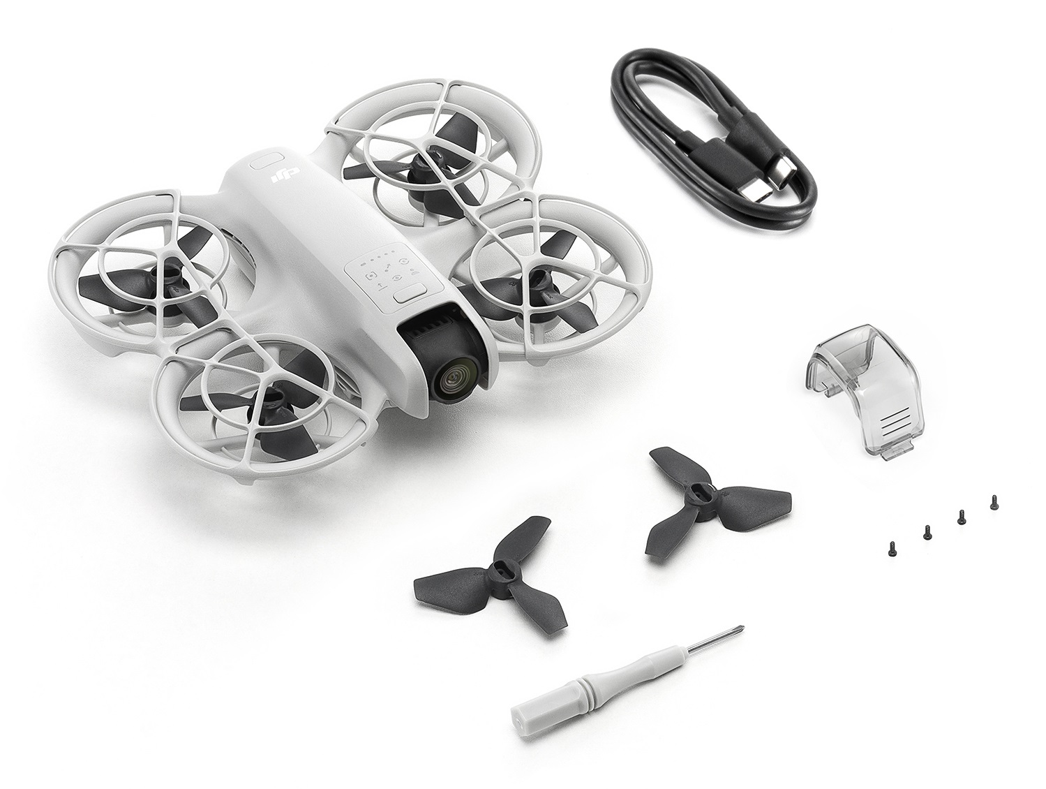 DJI Neo (DJN01S) Drone Quadrirotore Compatto 12 MP 3840 x 2880 Pixel 135 g con Decollo dalla Mano e Video Stabilizzati in 4K