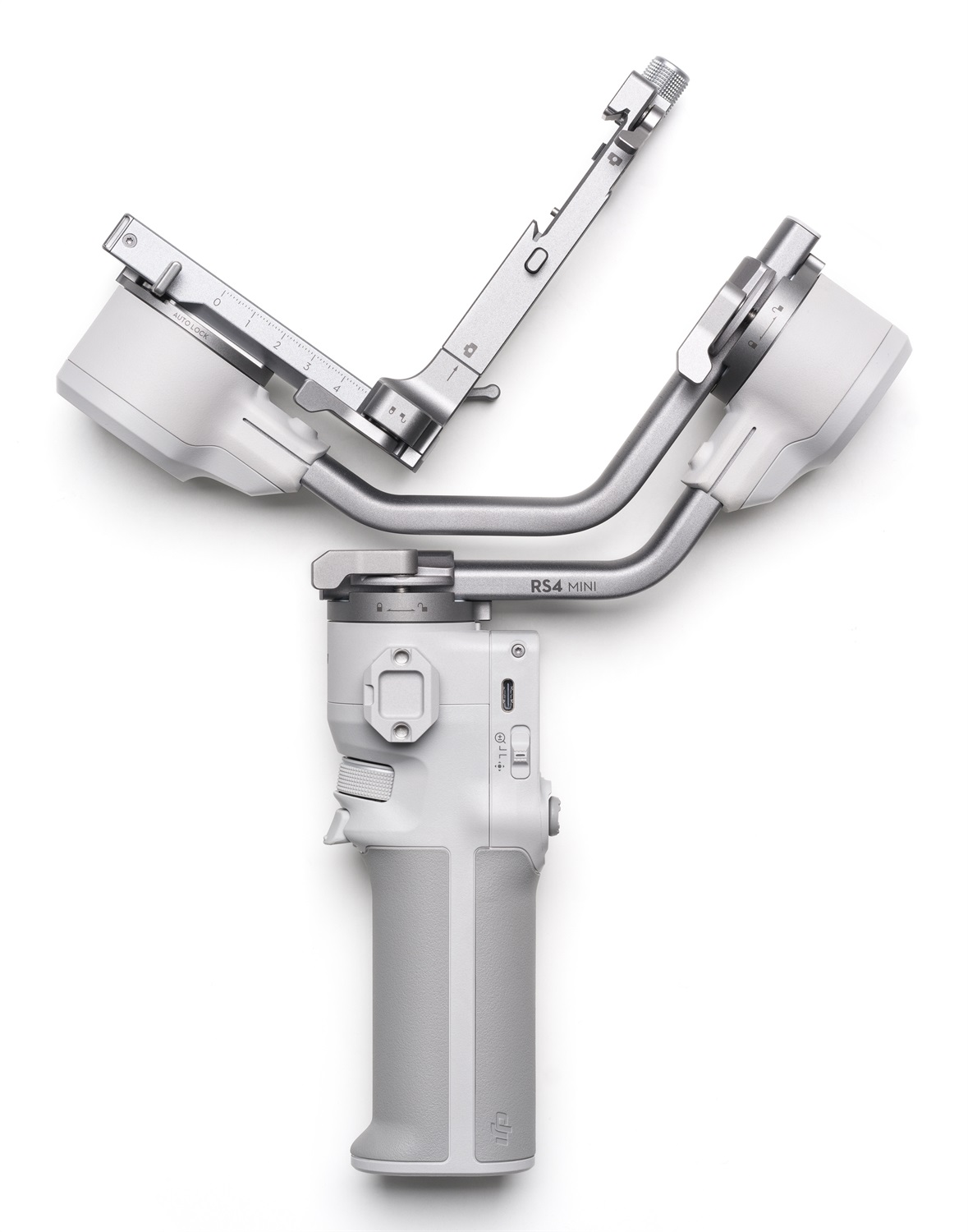 DJI RS 4 Mini - Stabilizzatore Gimbal Leggero e Compatto per Fotocamere fino a 2 kg con Blocco Automatico degli Assi e Riprese Verticali Native