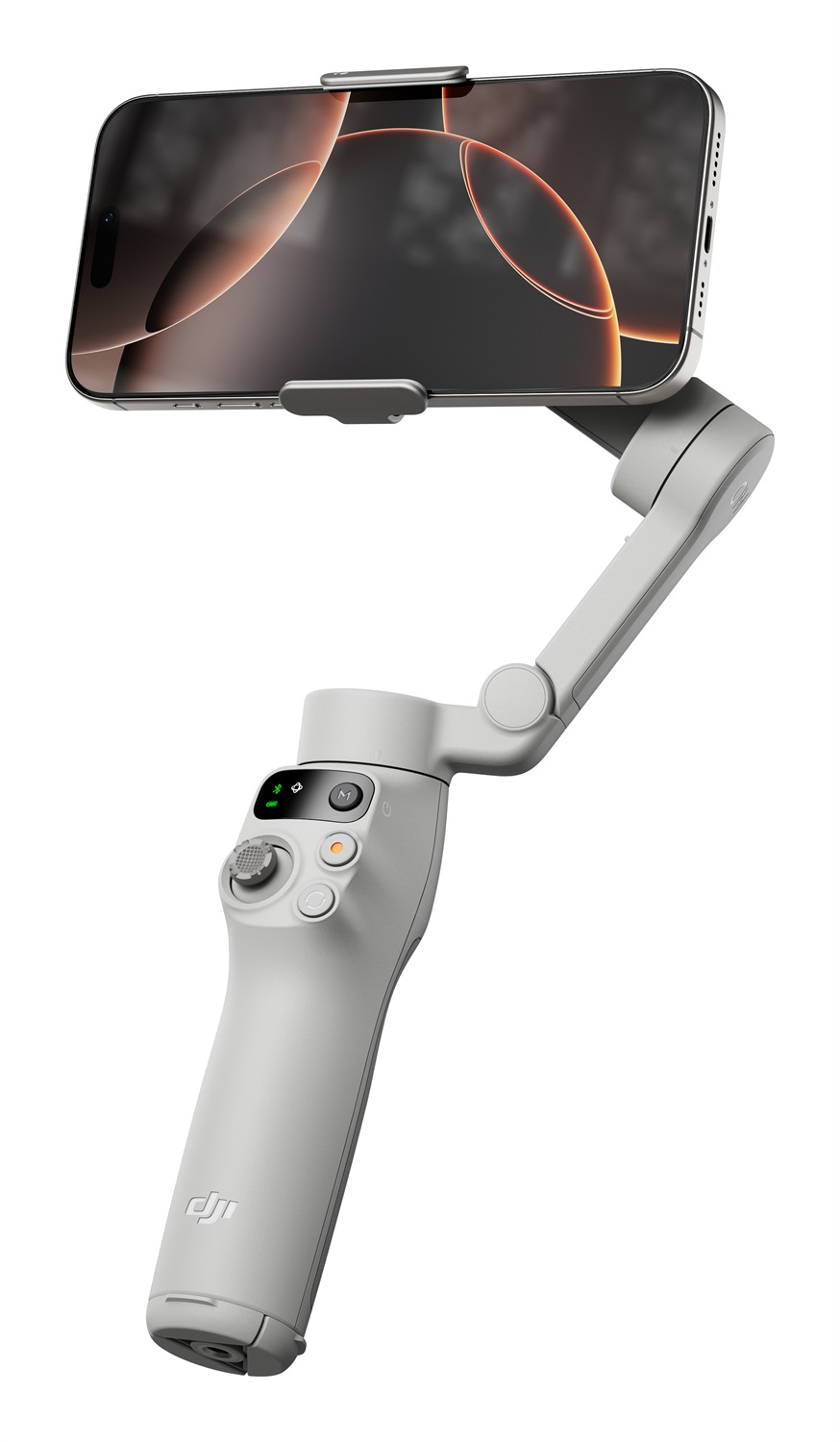 DJI Osmo Mobile 7 - Stabilizzatore per Smartphone con Stabilizzazione a 3 Assi, ActiveTrack 7.0, Treppiede Integrato, Ultra-Leggero e 10 Ore di Autonomia