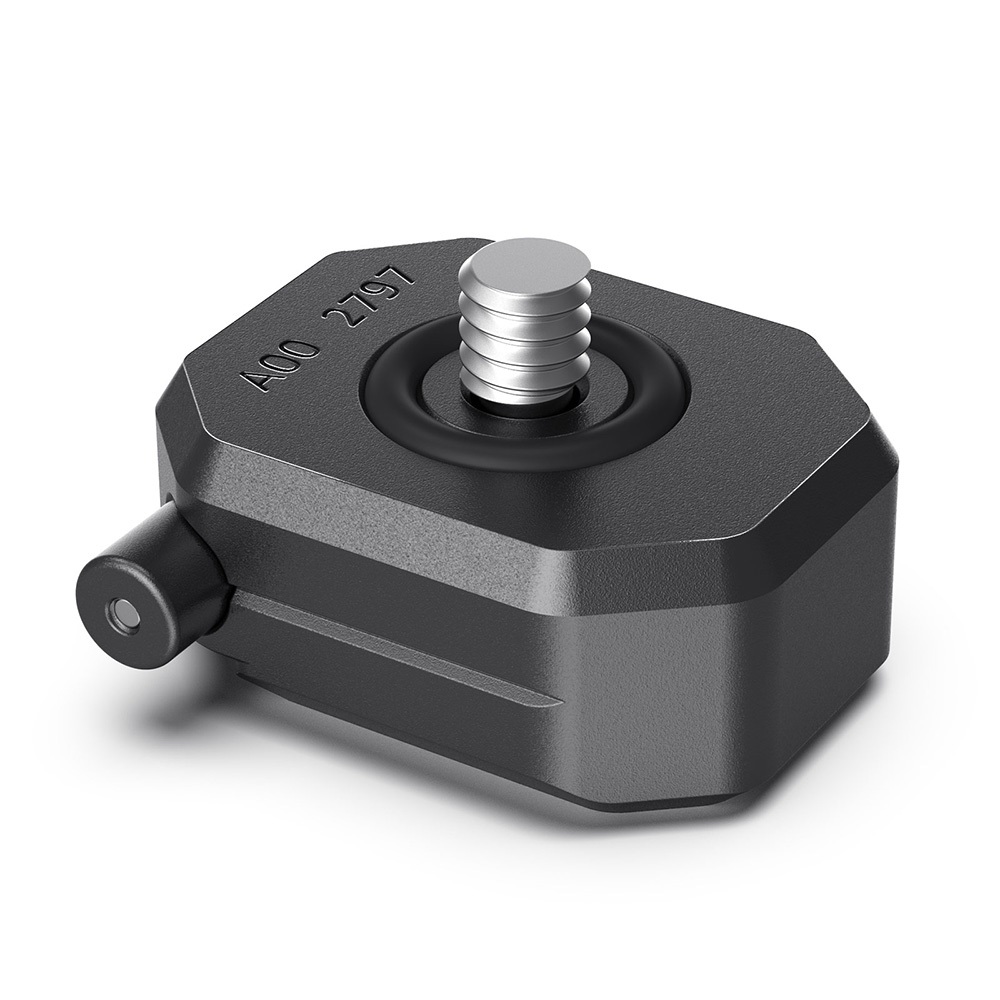 SmallRig 2797 Attacco a Slitta Fredda Multifunzionale con Sgancio di Sicurezza e Filettatura da 1/4''