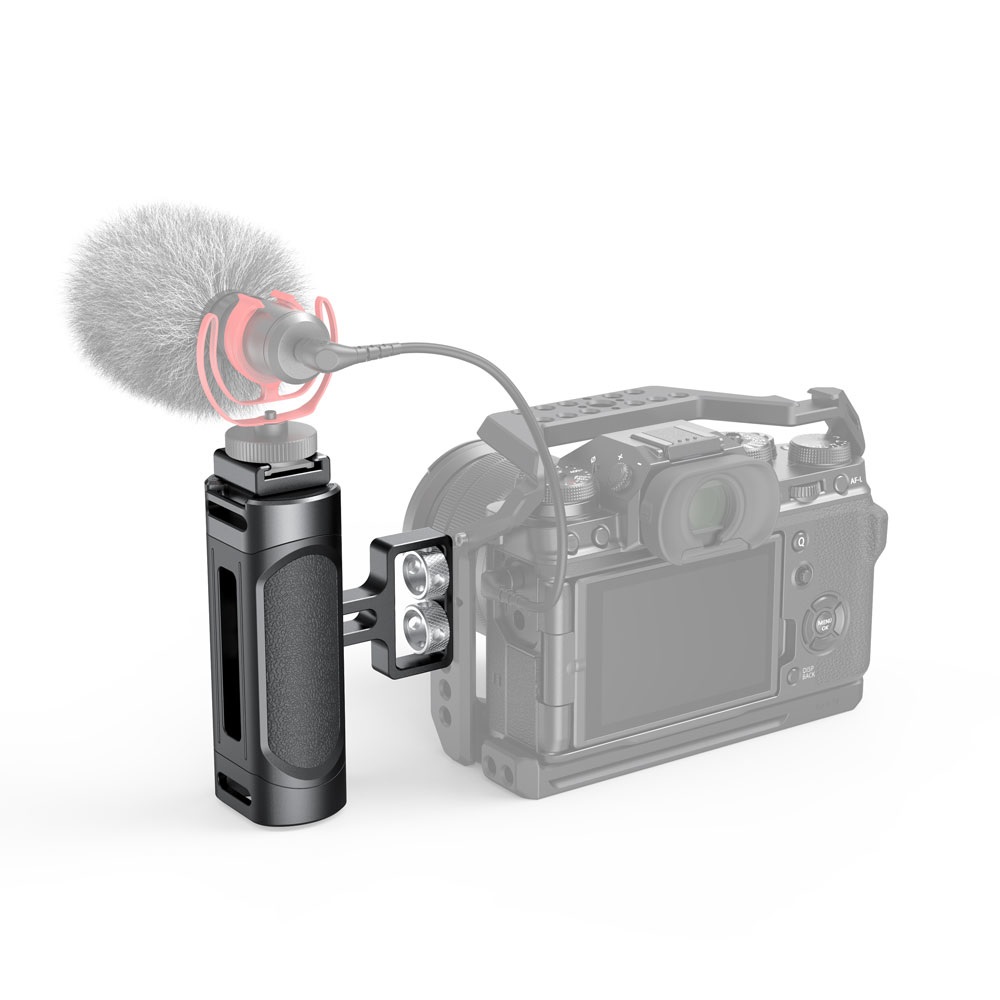 SmallRig 2916 Mini Maniglia Laterale Regolabile per Fotocamere Mirrorless e Digitali con Due Viti da 1/4''-20