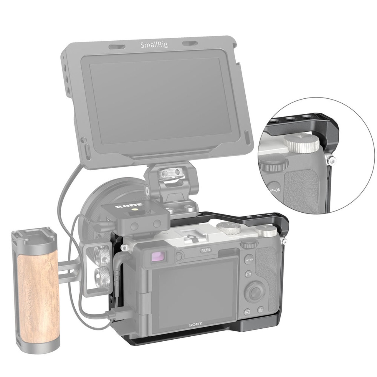 SmallRig Cage per Sony A7C 3081 - Gabbia Leggera e Compatta con Fissaggio Sicuro