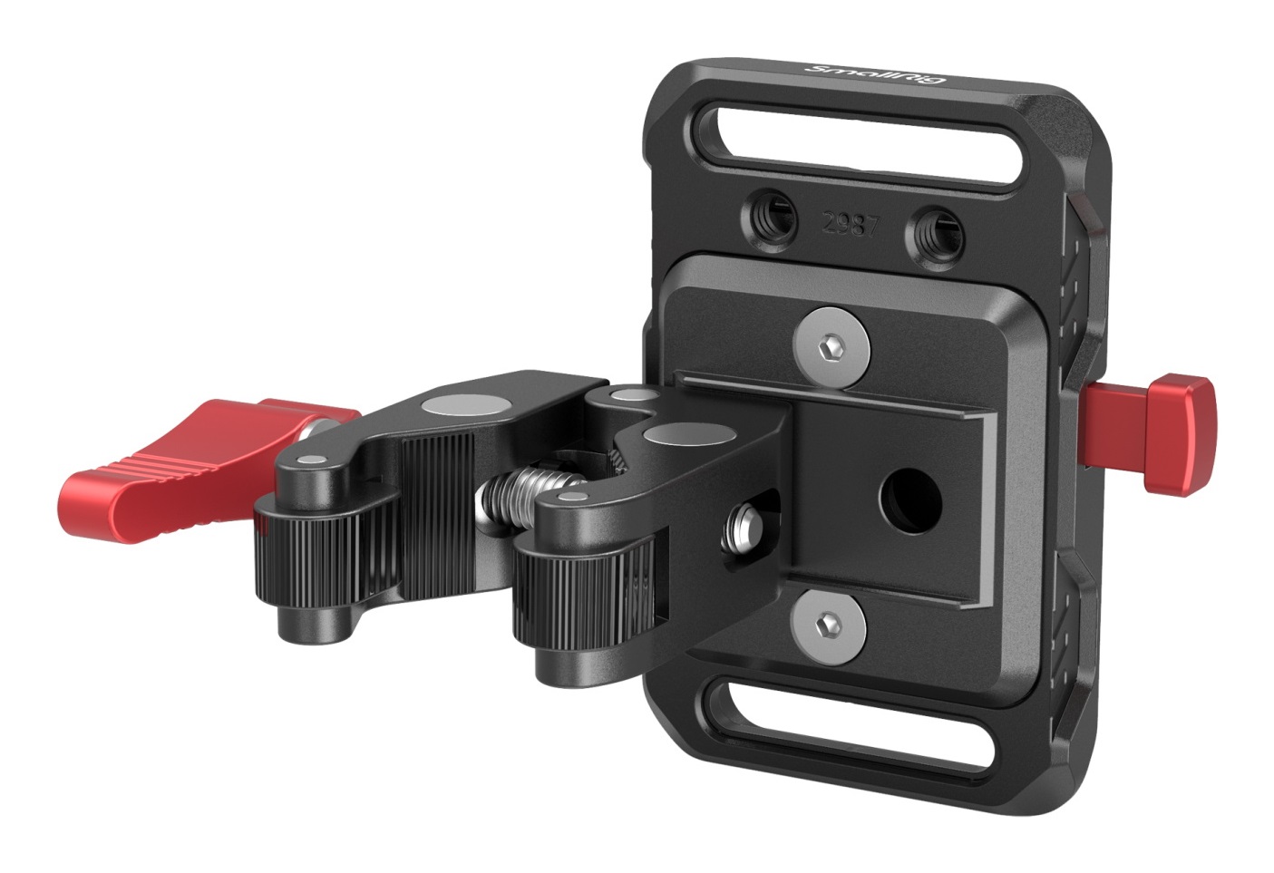 SmallRig 2989 Piastra per Batteria Mini V Mount con Morsetto a Forma di Granchio