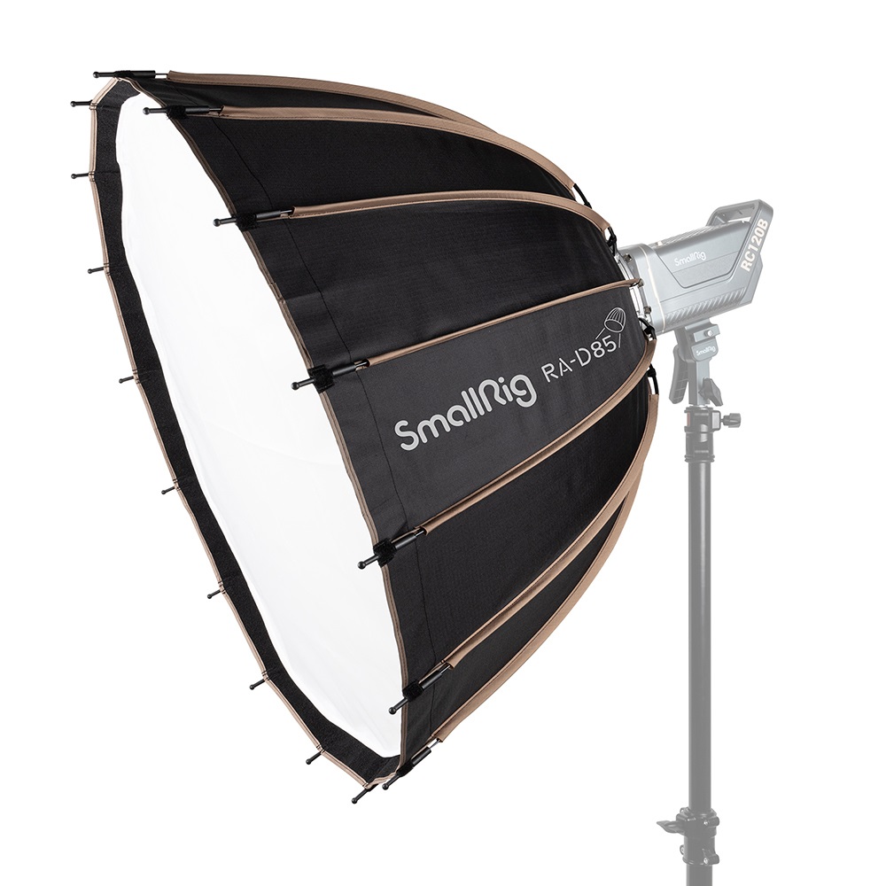 SmallRig 3586 RA-D85 Softbox Parabolico 85 cm con Griglia e Accessori Inclusi