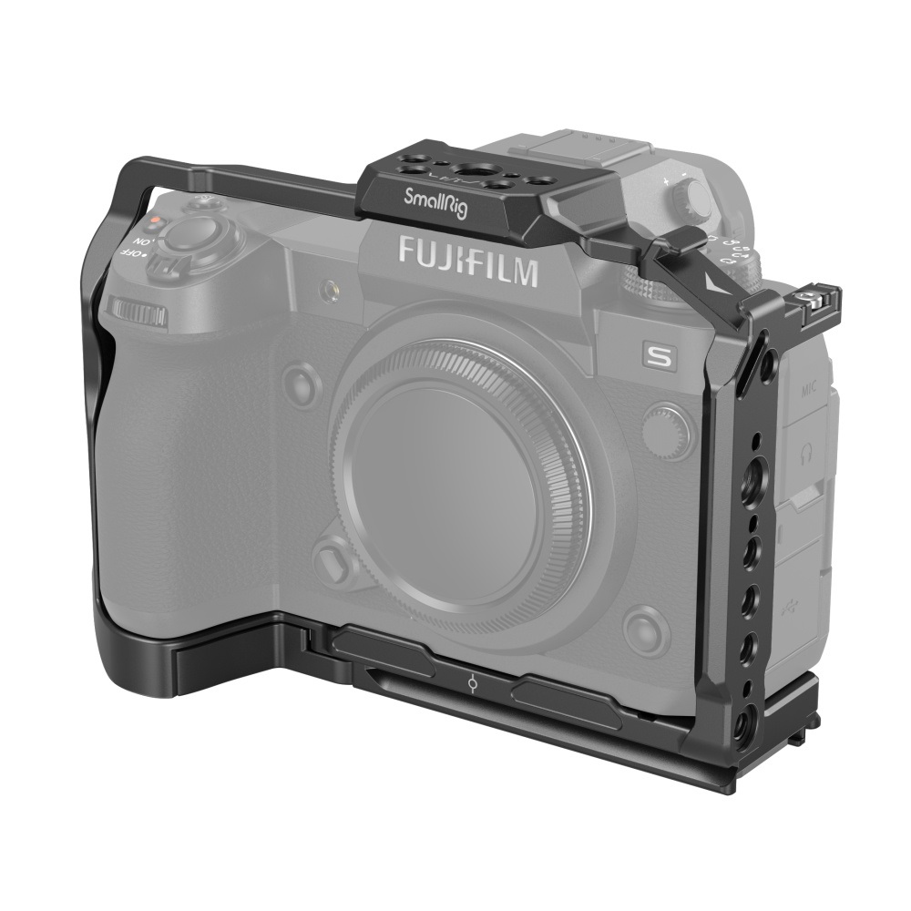 SmallRig Cage 3934 per FUJIFILM X-H2 / X-H2S - Gabbia Completa con Attacco Freddo, Binario NATO e Piastra a Sgancio Rapido