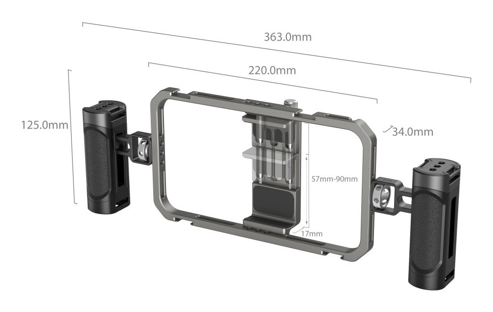 SmallRig 4121 Kit Video All-in-One per Smartphone con Microfono e Treppiede - Vlogging e Livestreaming