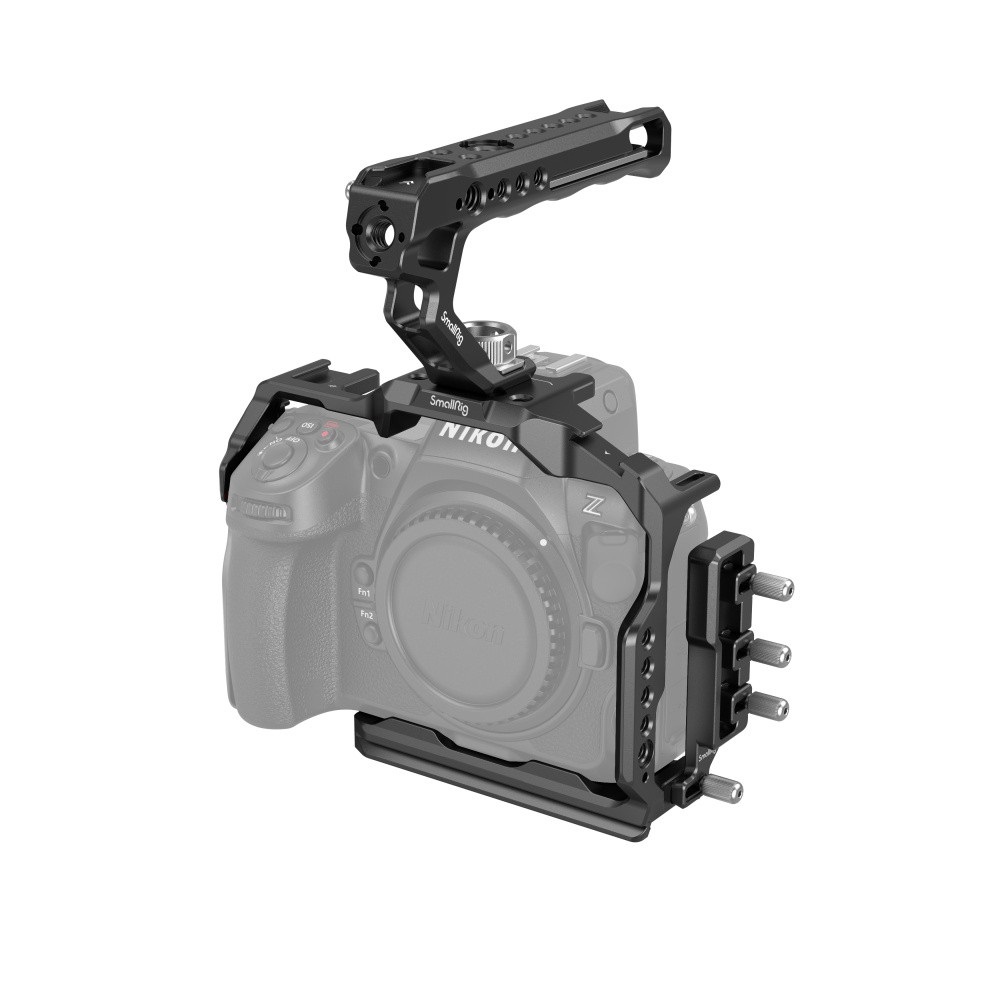 SmallRig 3941 Cage Kit per Nikon Z8 - Gabbia in Alluminio con Maniglia Superiore e Clamp HDMI/USB C