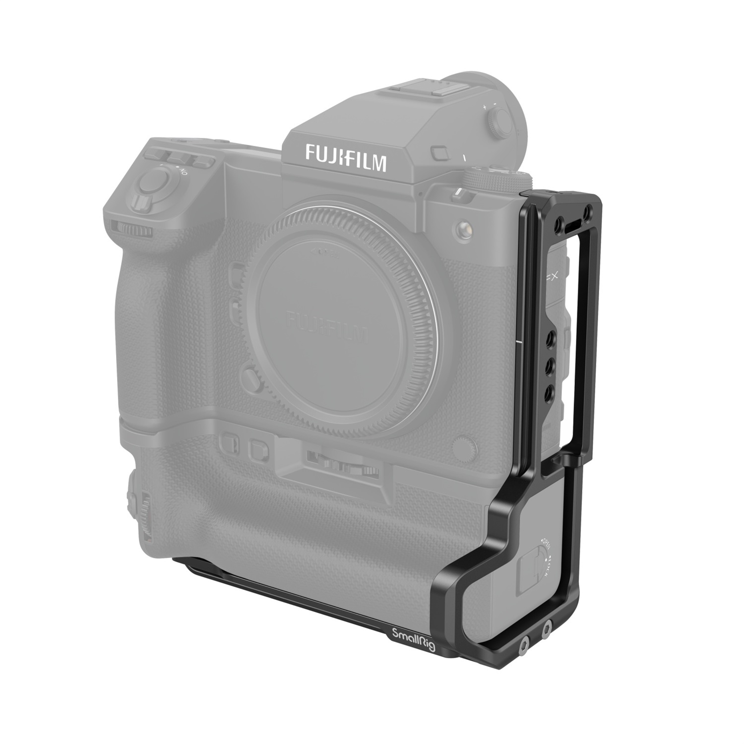 SmallRig 4203 L Bracket per Fujifilm GFX100 II con Battery Grip VG GFX100ll - Piastra Arca per Riprese Orizzontali e Verticali