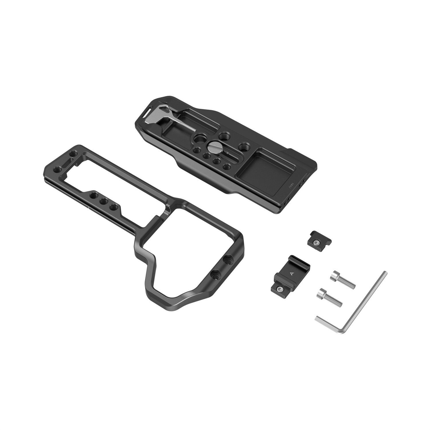 SmallRig 4203 L Bracket per Fujifilm GFX100 II con Battery Grip VG GFX100ll - Piastra Arca per Riprese Orizzontali e Verticali