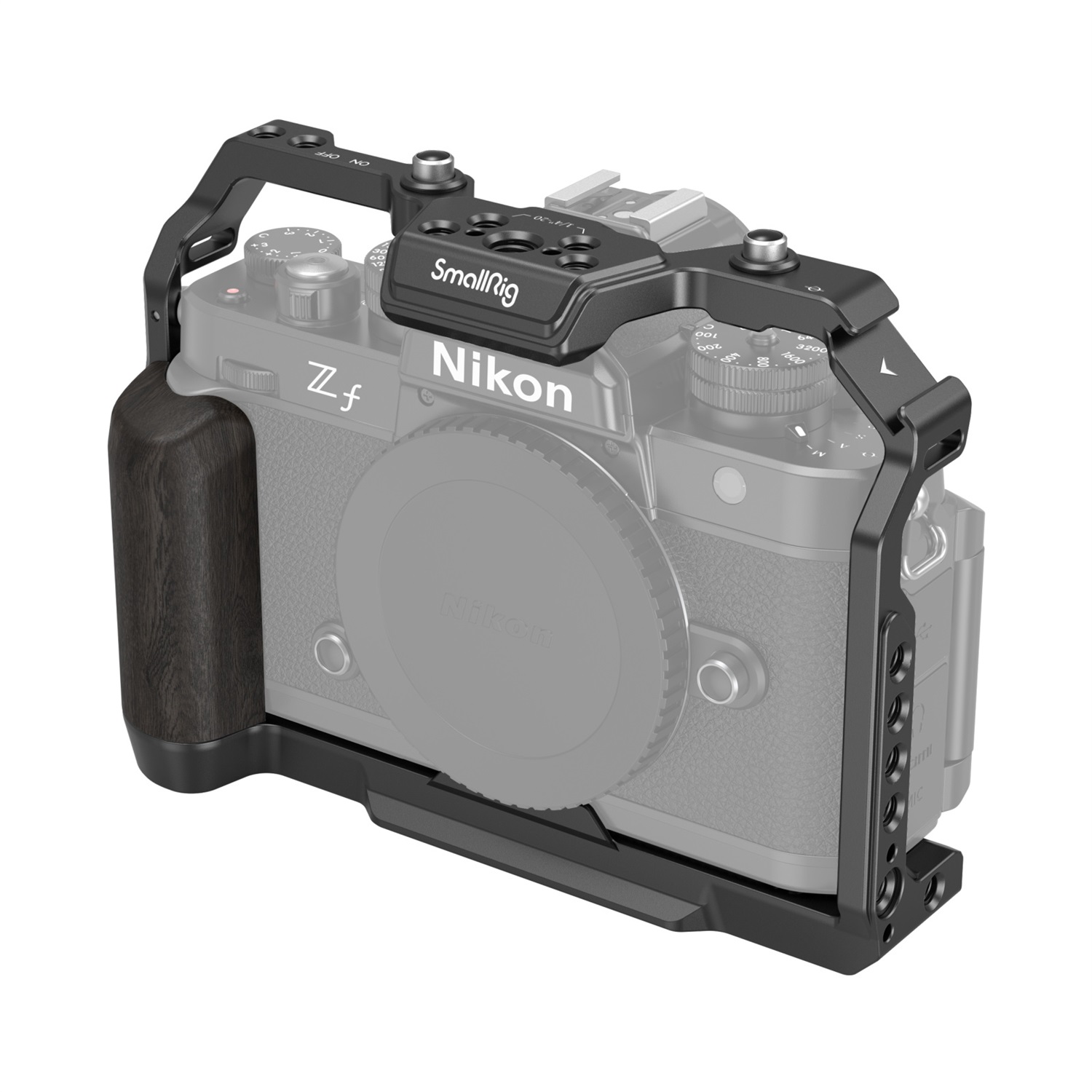 SmallRig Gabbia per Fotocamera 4261 per Nikon Z f con Piastra a Sgancio Rapido Integrata e Compatibilità Arca