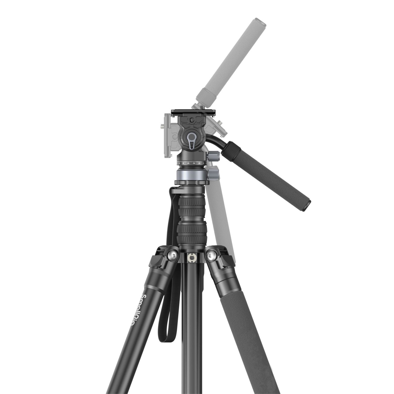 SmallRig Treppiede Video Professionale in Alluminio CT190 con Testa Inclusa