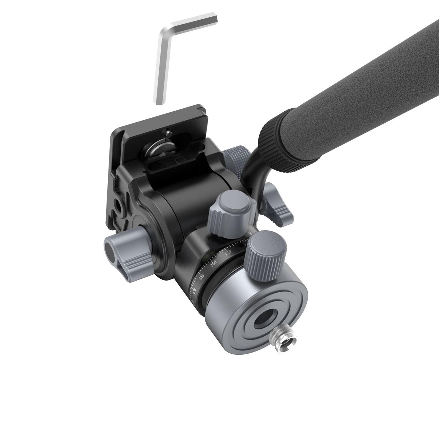 SmallRig Treppiede Video Professionale in Alluminio CT190 con Testa Inclusa