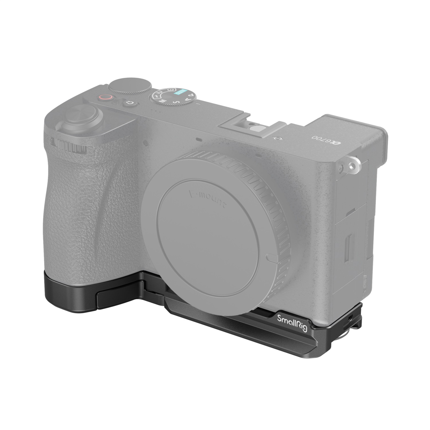 SmallRig 4338 Piastra di base a sgancio rapido per Sony Alpha 6700 con punti di montaggio multipli e morsetto per cavo