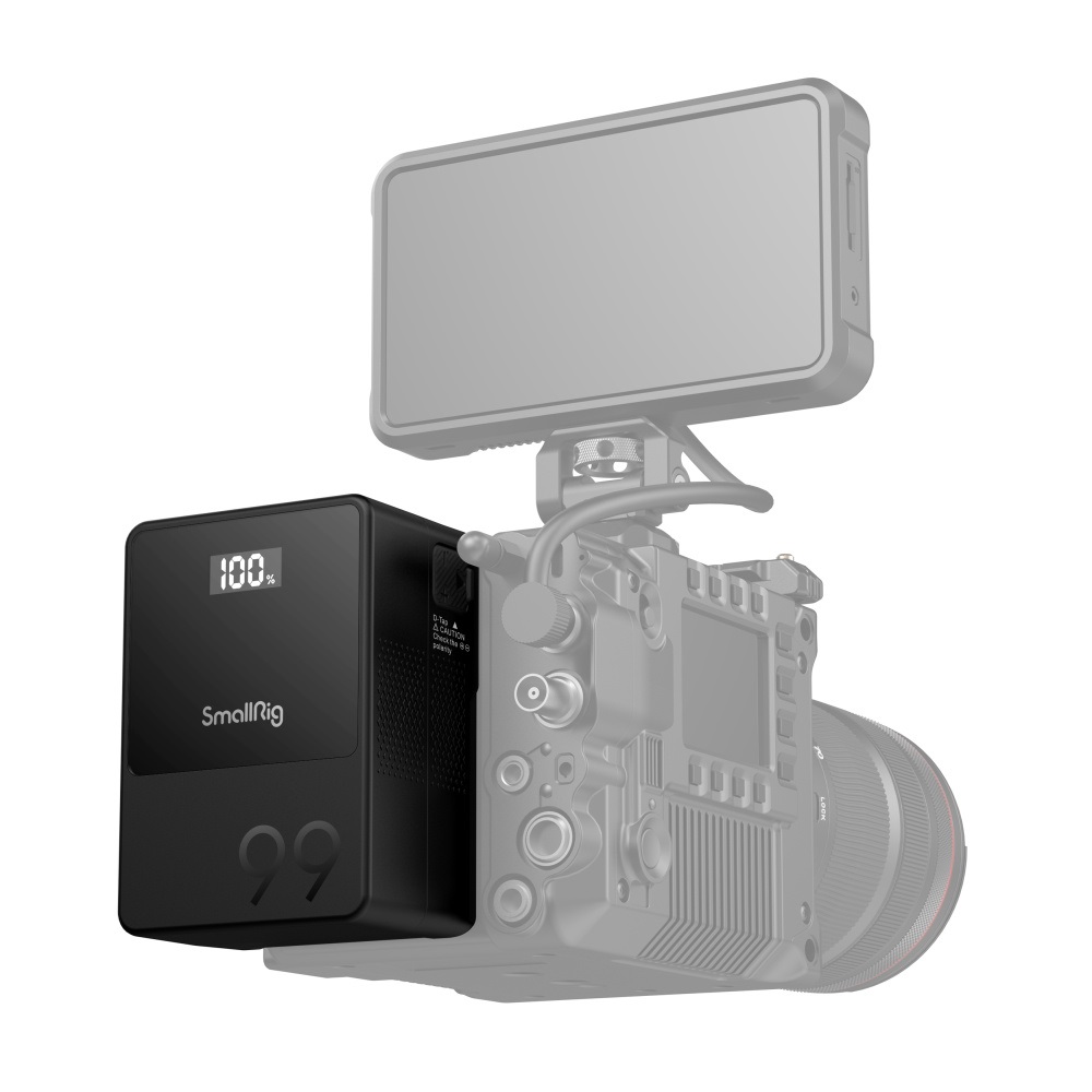 SmallRig 4292 Batteria VB99 Pro Mini V-Mount 99Wh 14A - Leggera e Resistente per Fotocamere e Droni