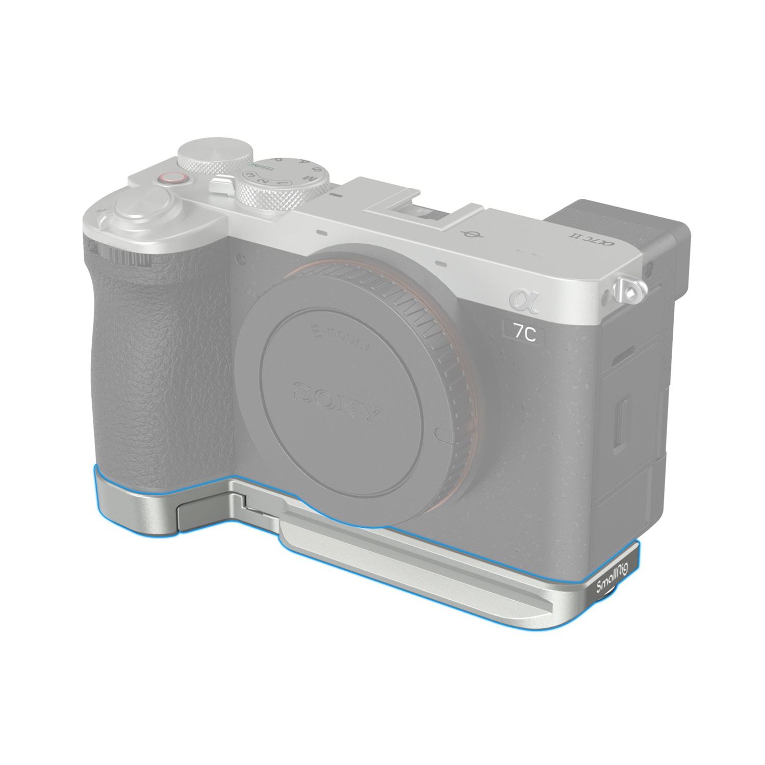 SmallRig 4439 Piastra di Montaggio Inferiore Arca-Swiss per Sony Alpha 7C II / 7CR - Installabile su Treppiede e Gimbal