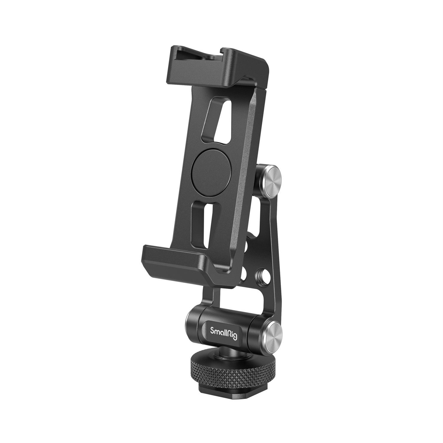 SMALLRIG Supporto per Telefono in Metallo con Slitta Fredda e Giunti di Regolazione, Adattatore Universale 57-88 mm - 4382