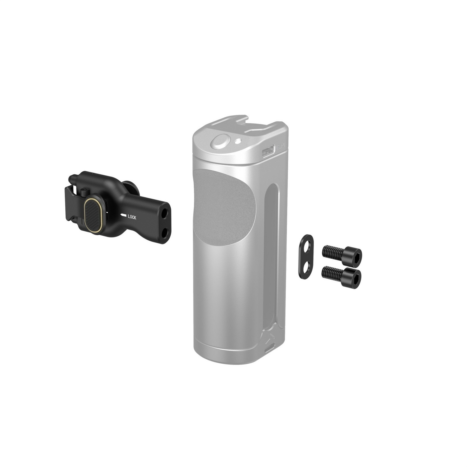 SMALLRIG Adattatore per Maniglia Laterale a Sgancio Rapido - Compatibile con Gabbie per Telefono