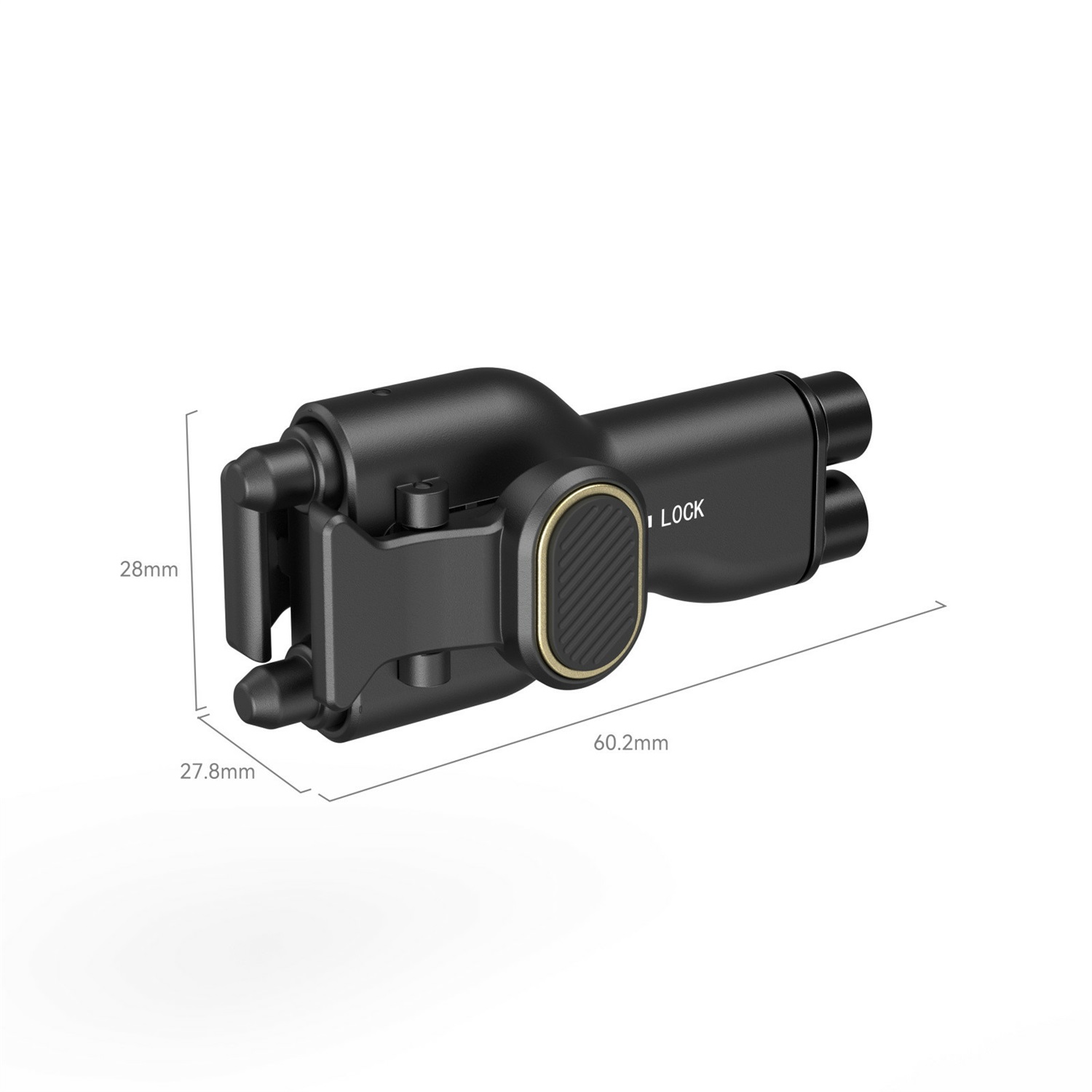 SMALLRIG Adattatore per Maniglia Laterale a Sgancio Rapido - Compatibile con Gabbie per Telefono