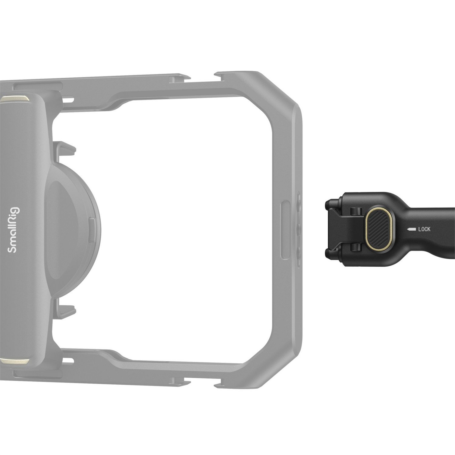 SMALLRIG Adattatore per Maniglia Laterale a Sgancio Rapido - Compatibile con Gabbie per Telefono