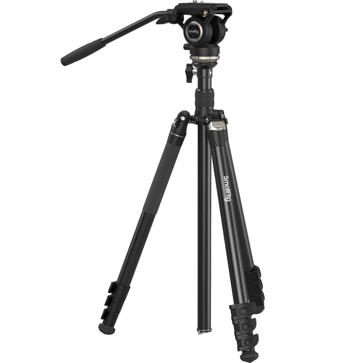 SmallRig CT210 Treppiede Video Nero 3 Gambe Regolabile da 29 a 192 cm, Peso 2,53 kg