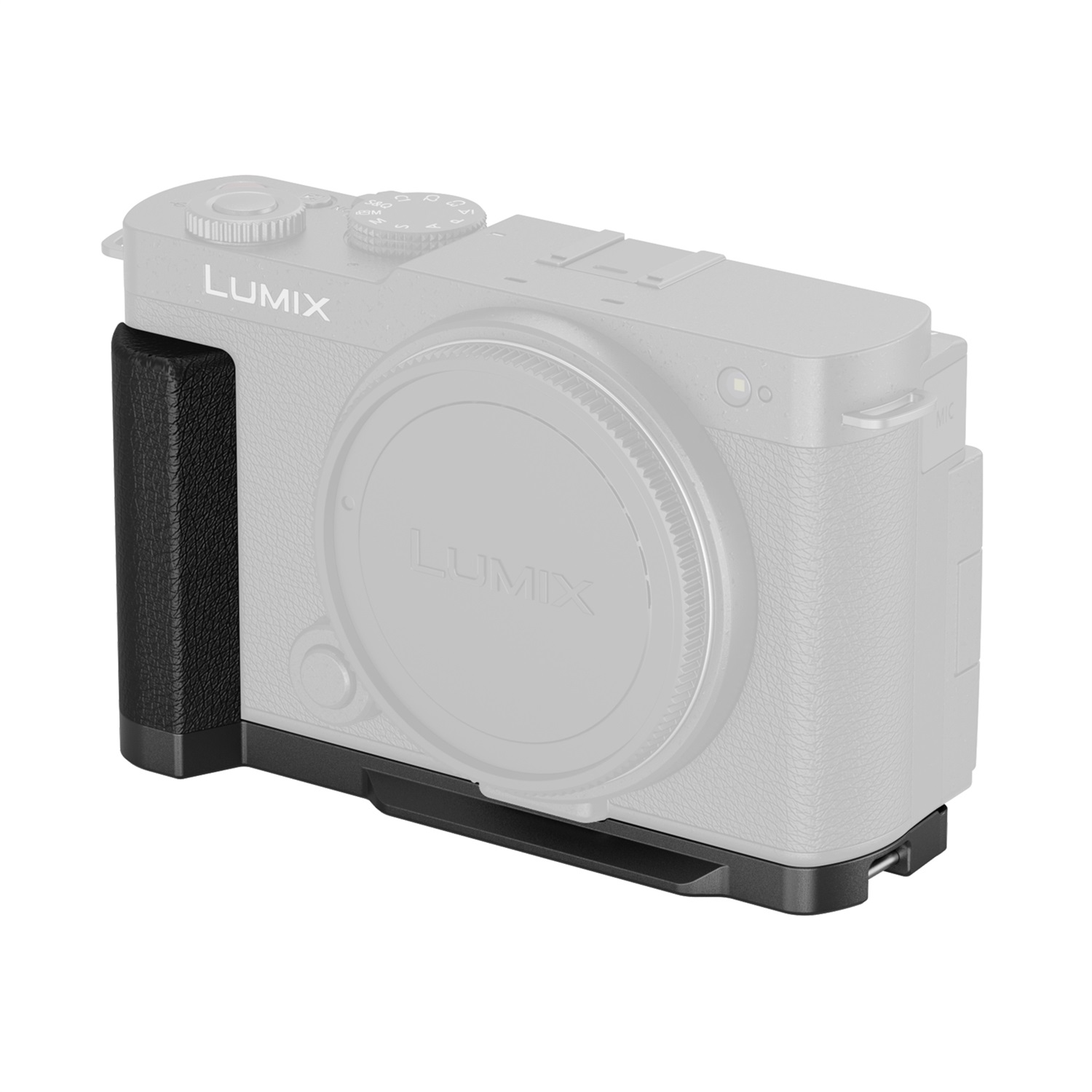 SmallRig 4517 Maniglia a L per Panasonic Lumix S9 - Ergonomica in Ossido di Alluminio e Silicone con Foro per Tracolla