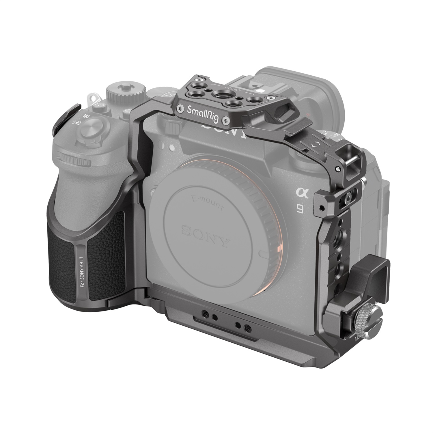 SmallRig 4533 Cage per Sony Alpha 9 III - Protezione e Espansione con Morsetto e Piastra Arca-Swiss